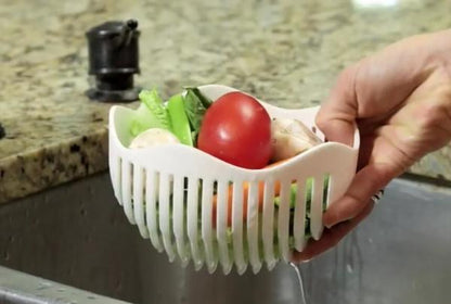 Saladio™ - Salad, Fruit & Vegetable Cutter Bowl - In Just 60 Seconds