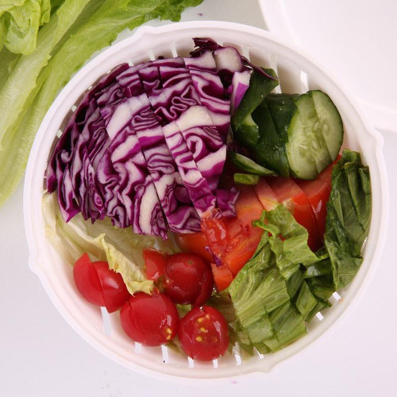 Saladio™ - Salad, Fruit & Vegetable Cutter Bowl - In Just 60 Seconds